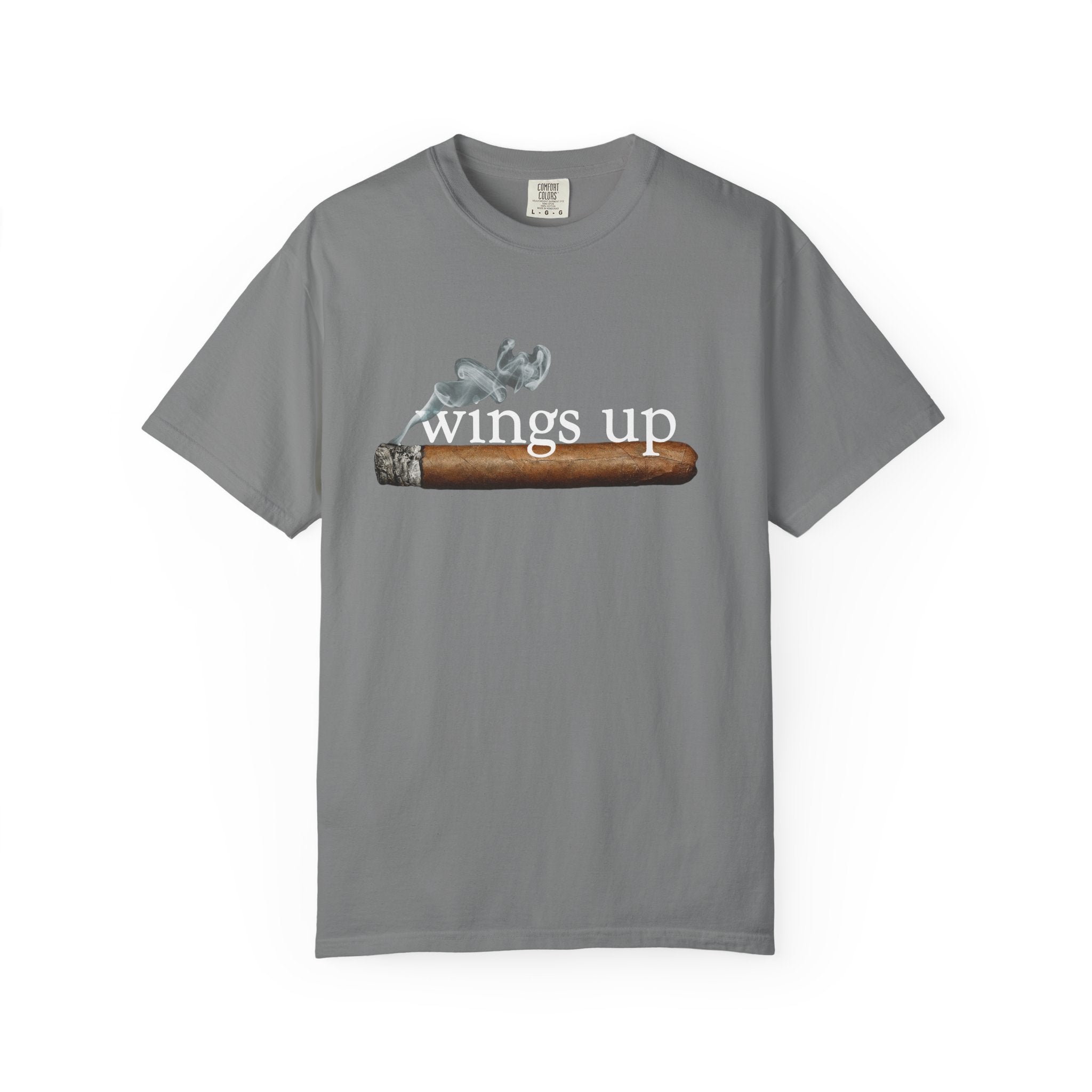 T-Shirt — 'Wings Up' Cigar Graphic Tee