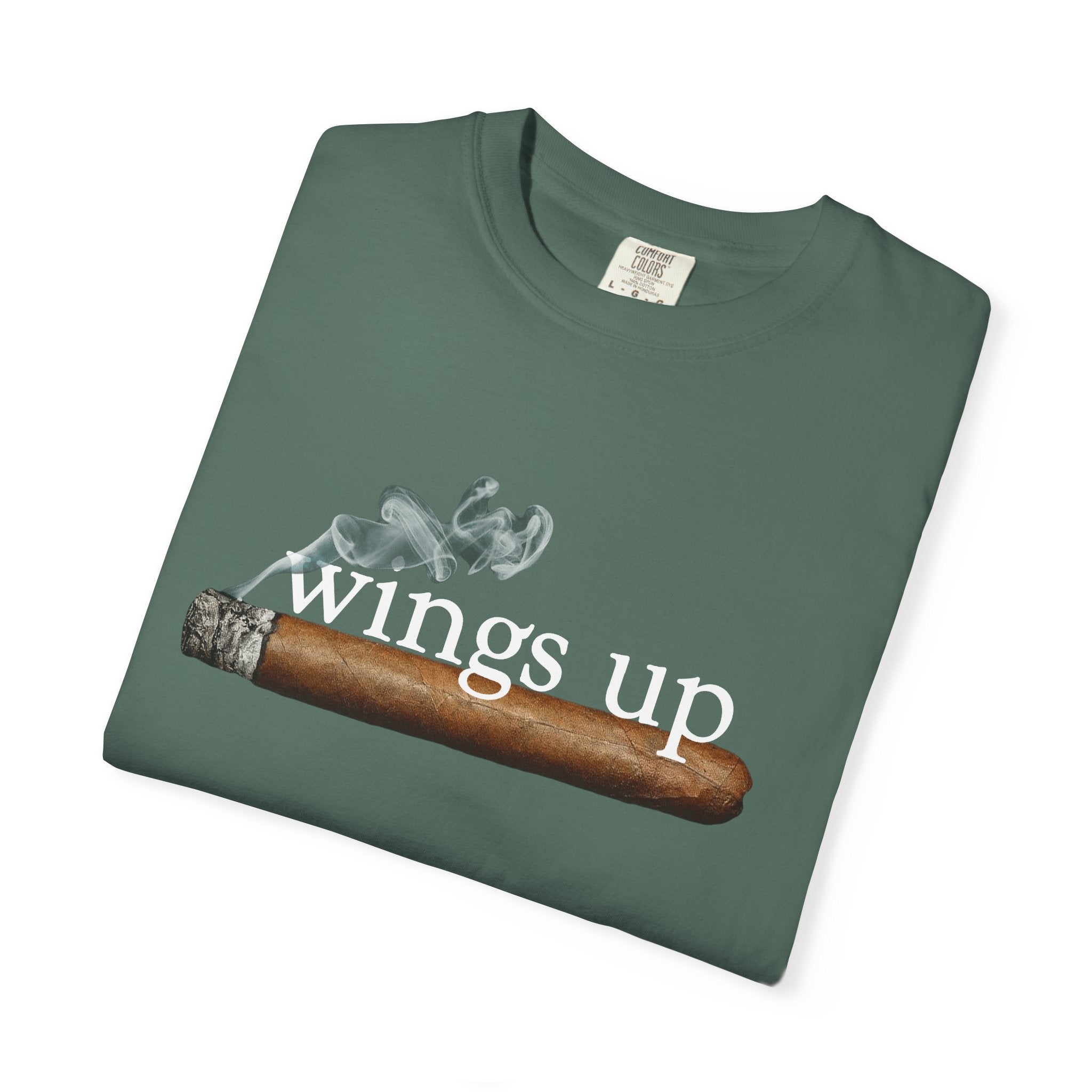 T-Shirt — 'Wings Up' Cigar Graphic Tee