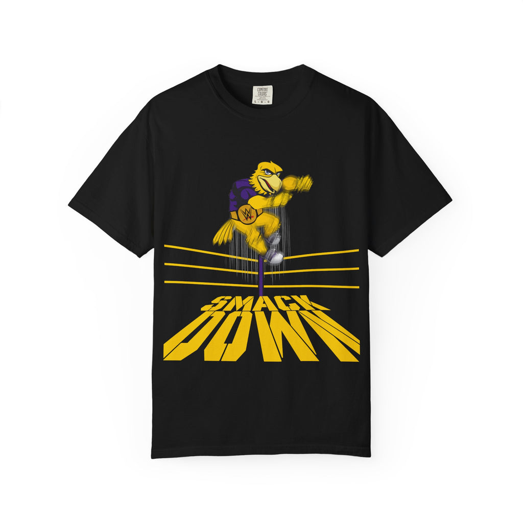Wrestling Smackdown Logo T-Shirt — Bold Ring Graphic Tee