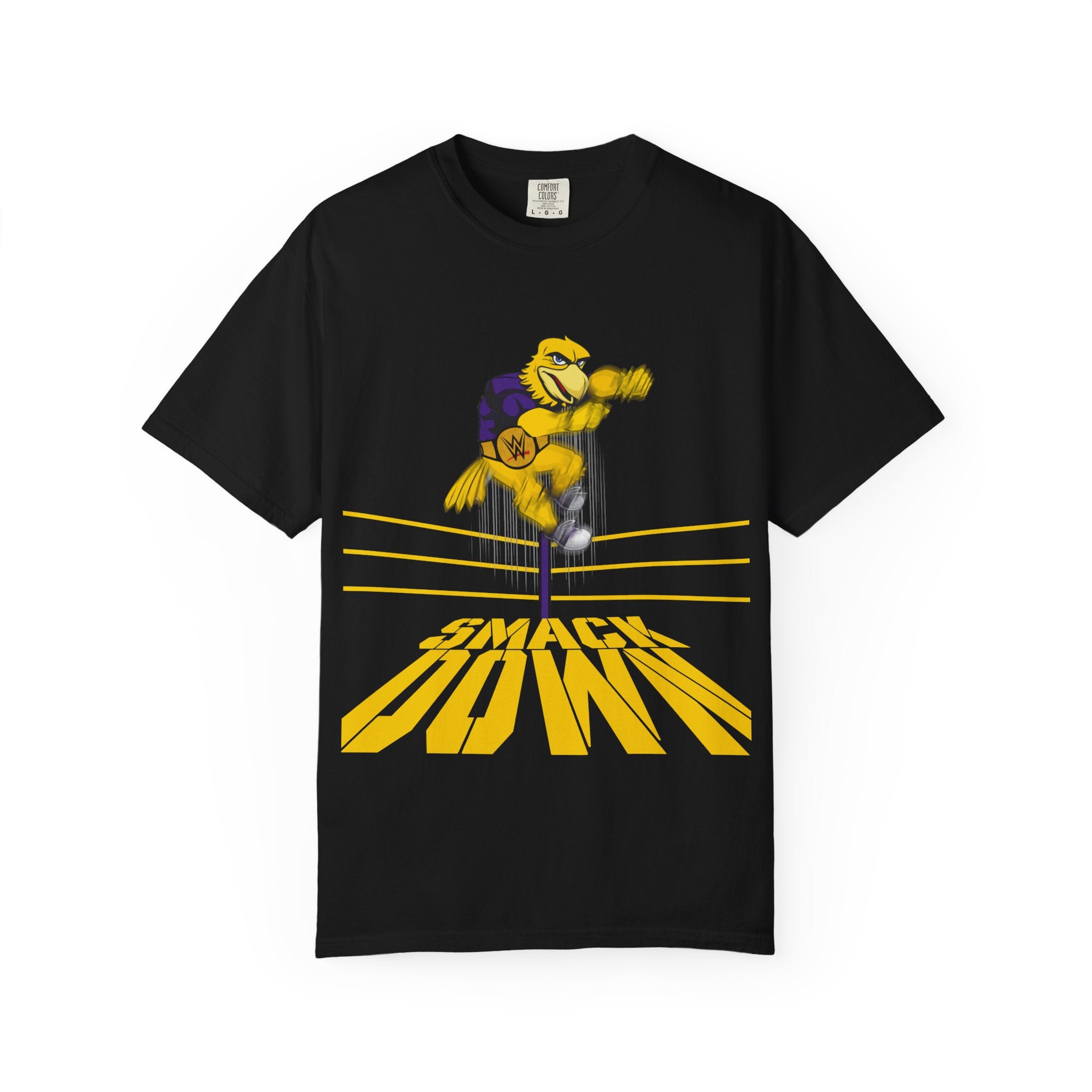 Wrestling Smackdown Logo T-Shirt — Bold Ring Graphic Tee