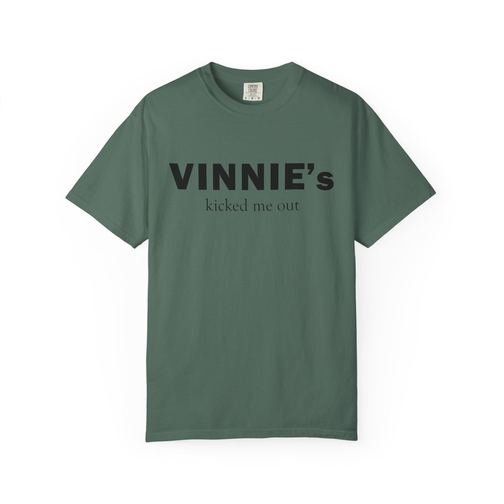 Vinnie’s Kicked Me Out T-Shirt — Retro Diner Photo Graphic Tee