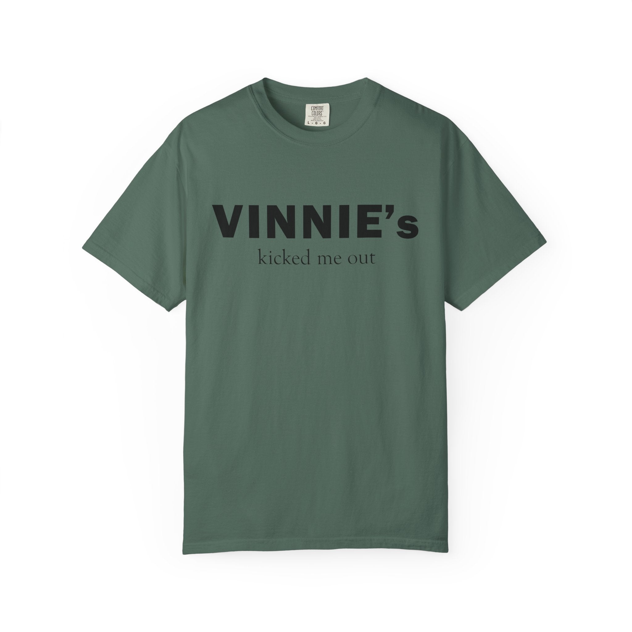 Vinnie’s Kicked Me Out T-Shirt — Retro Diner Photo Graphic Tee