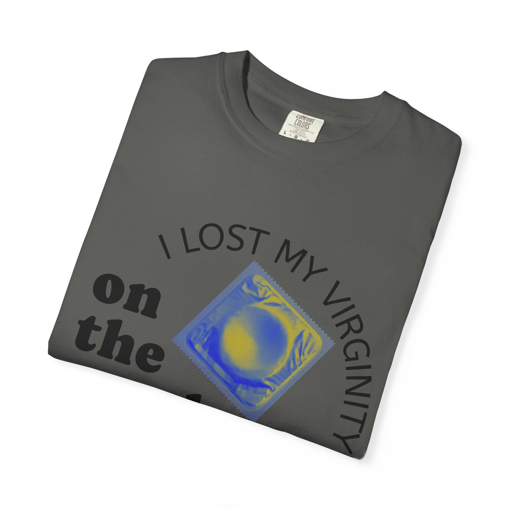 I Lost My Virginity on the Quad T-Shirt — College Campus Graphic Tee
