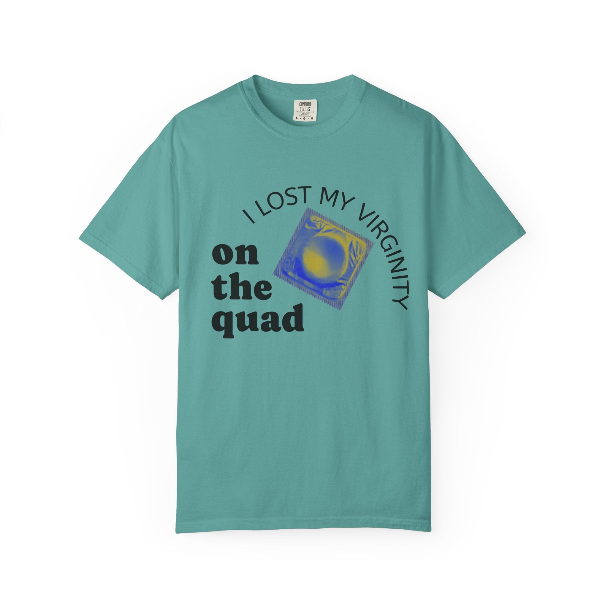 I Lost My Virginity on the Quad T-Shirt — College Campus Graphic Tee