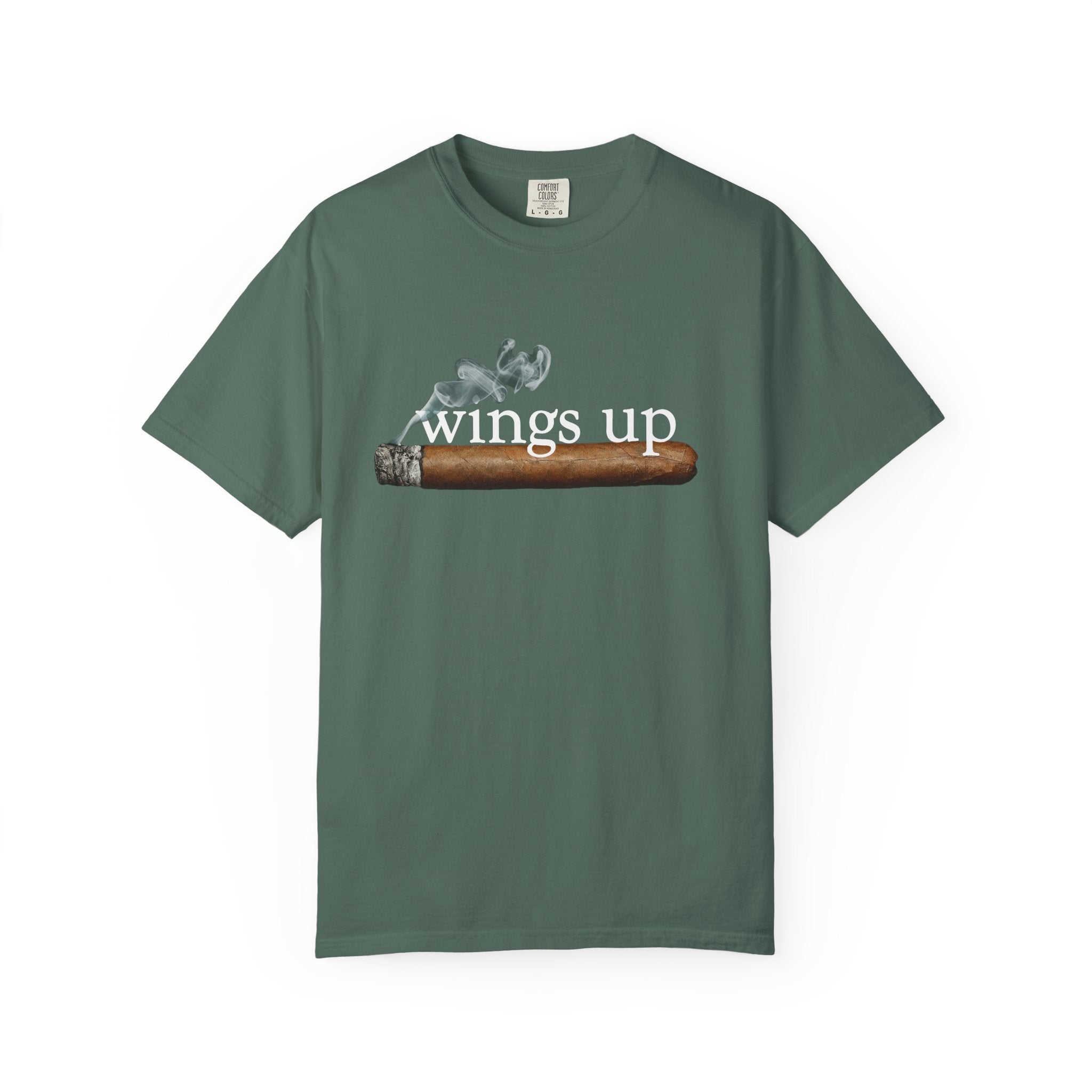 T-Shirt — 'Wings Up' Cigar Graphic Tee