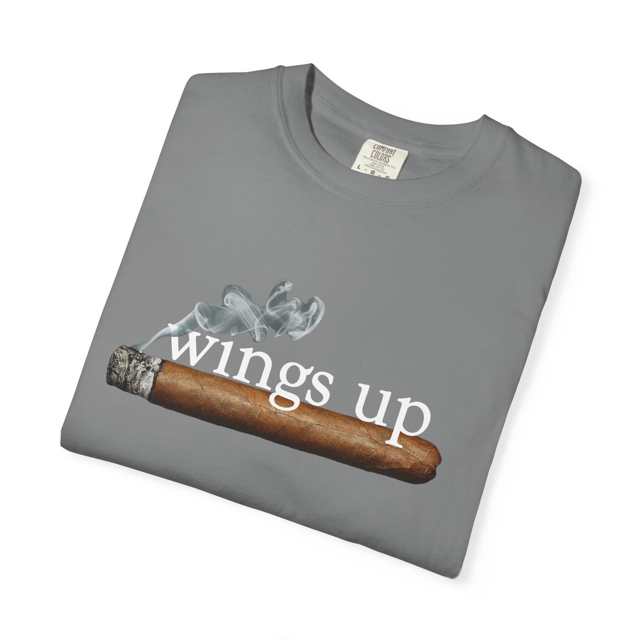 T-Shirt — 'Wings Up' Cigar Graphic Tee