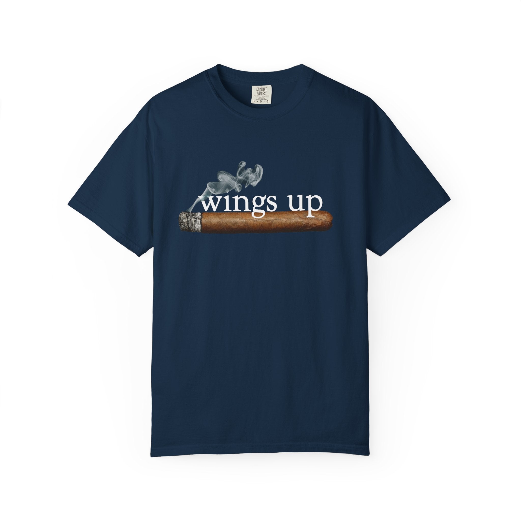 T-Shirt — 'Wings Up' Cigar Graphic Tee