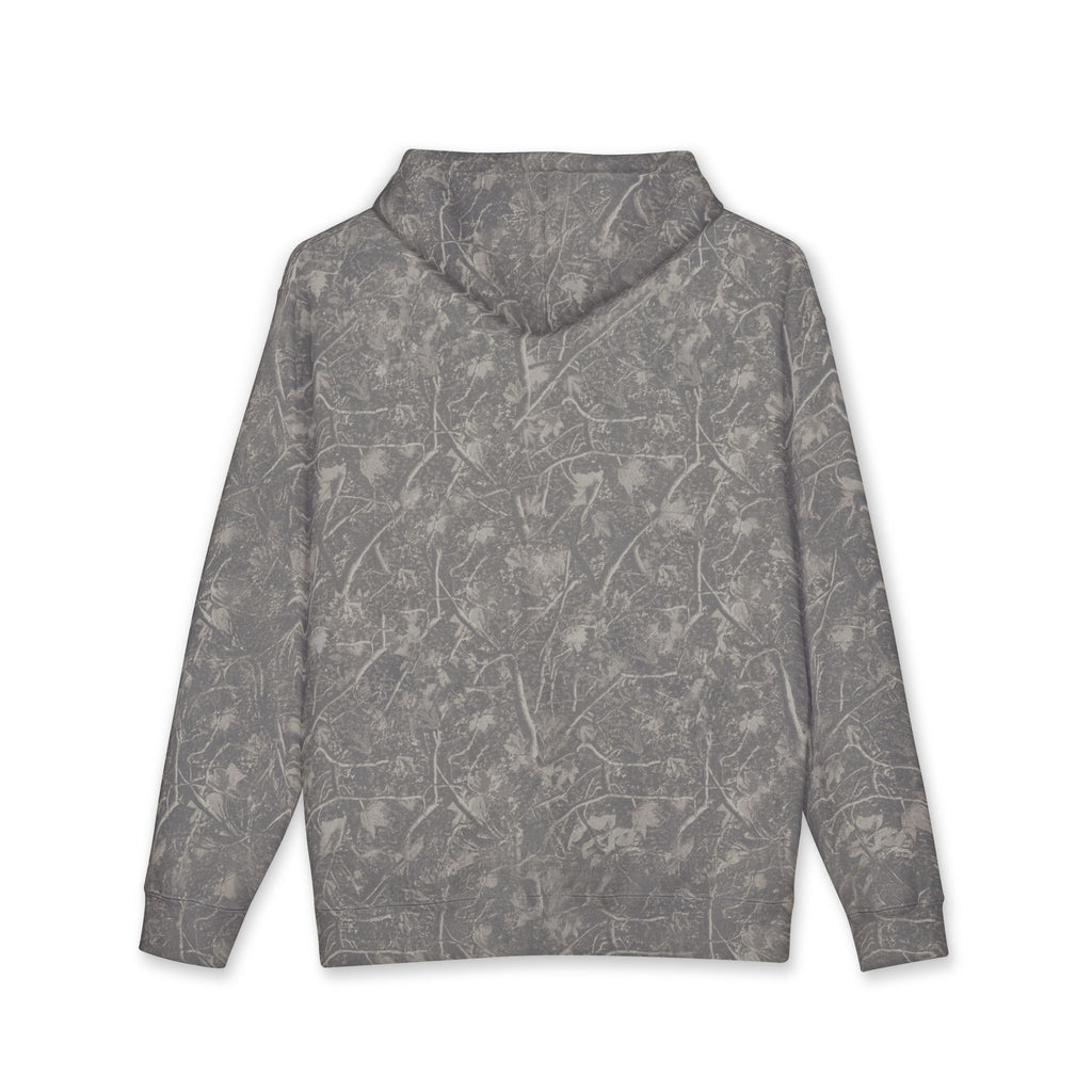 CKVL Logo Hoodie — Distressed Grey Pullover Sweatshirt