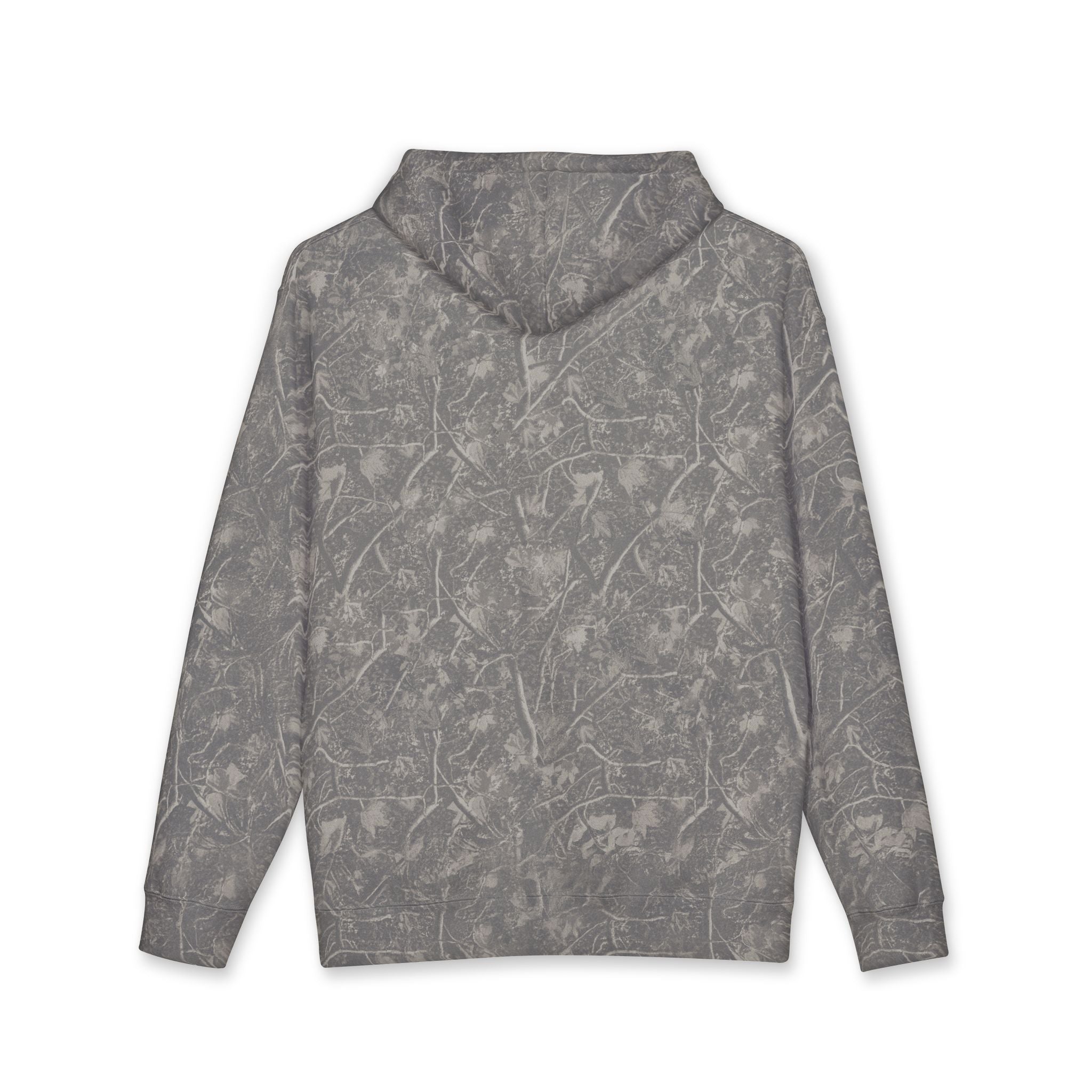 CKVL Logo Hoodie — Distressed Grey Pullover Sweatshirt
