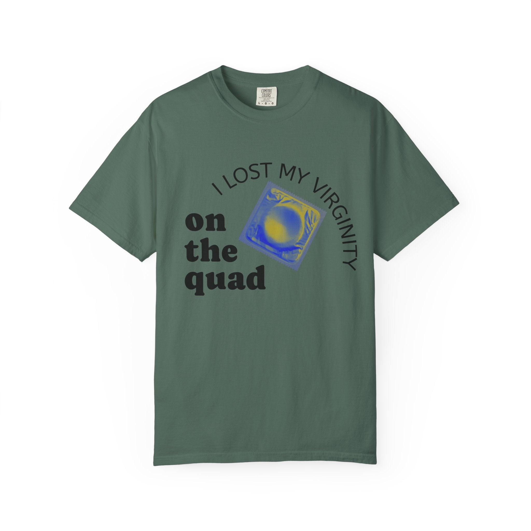 I Lost My Virginity on the Quad T-Shirt — College Campus Graphic Tee