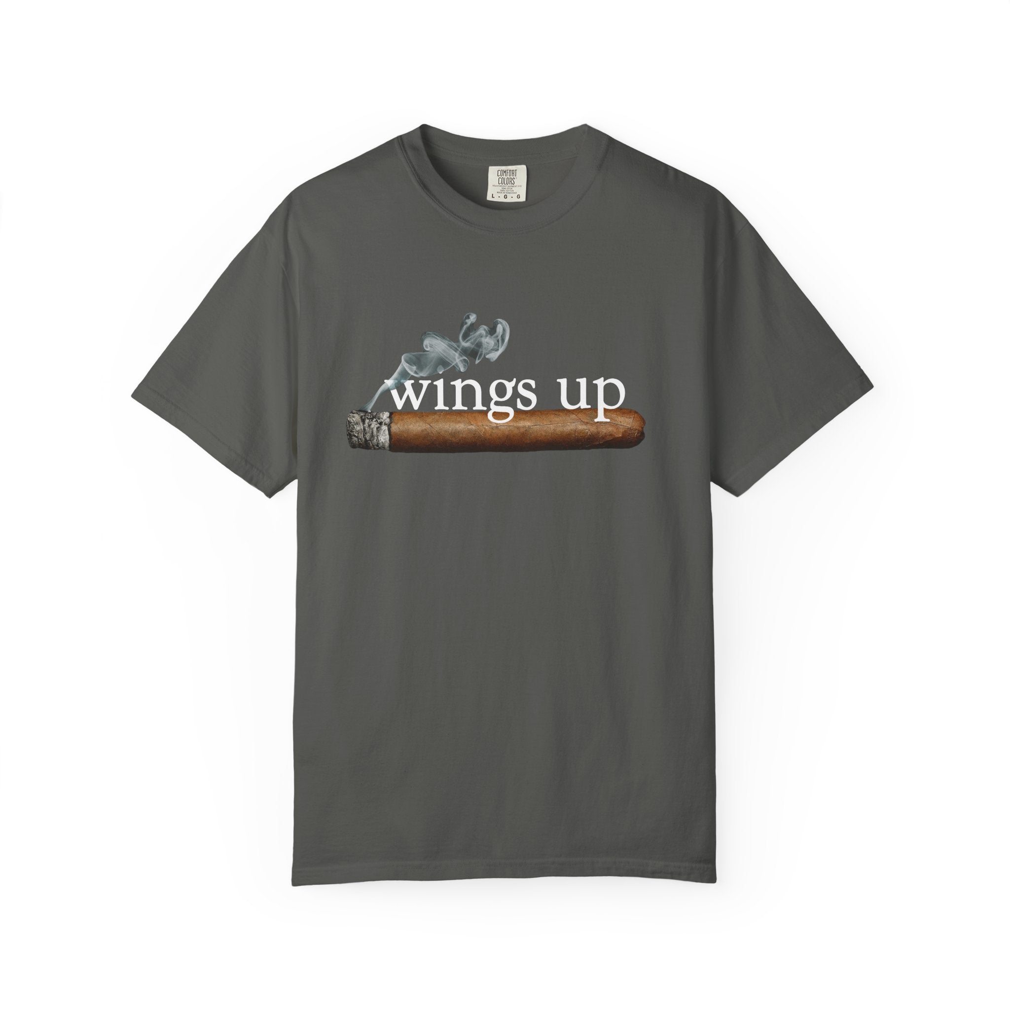 T-Shirt — 'Wings Up' Cigar Graphic Tee