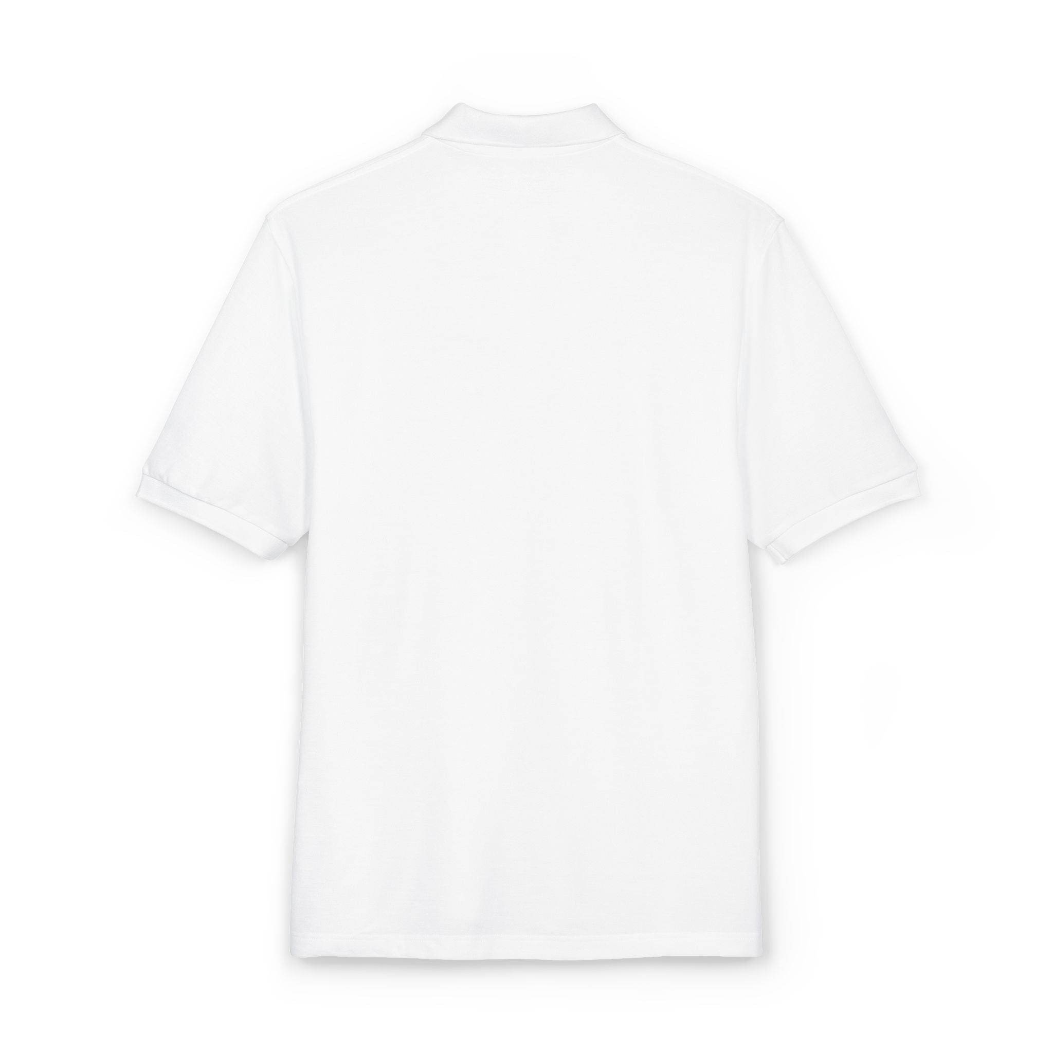 Embroidered "Wings Up" Polo Shirt — Minimalist Casual Polo