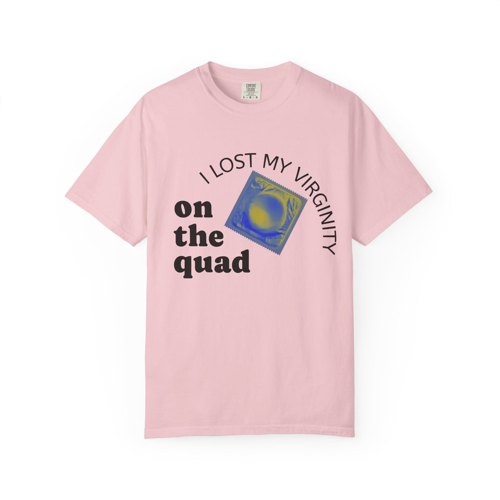 I Lost My Virginity on the Quad T-Shirt — College Campus Graphic Tee