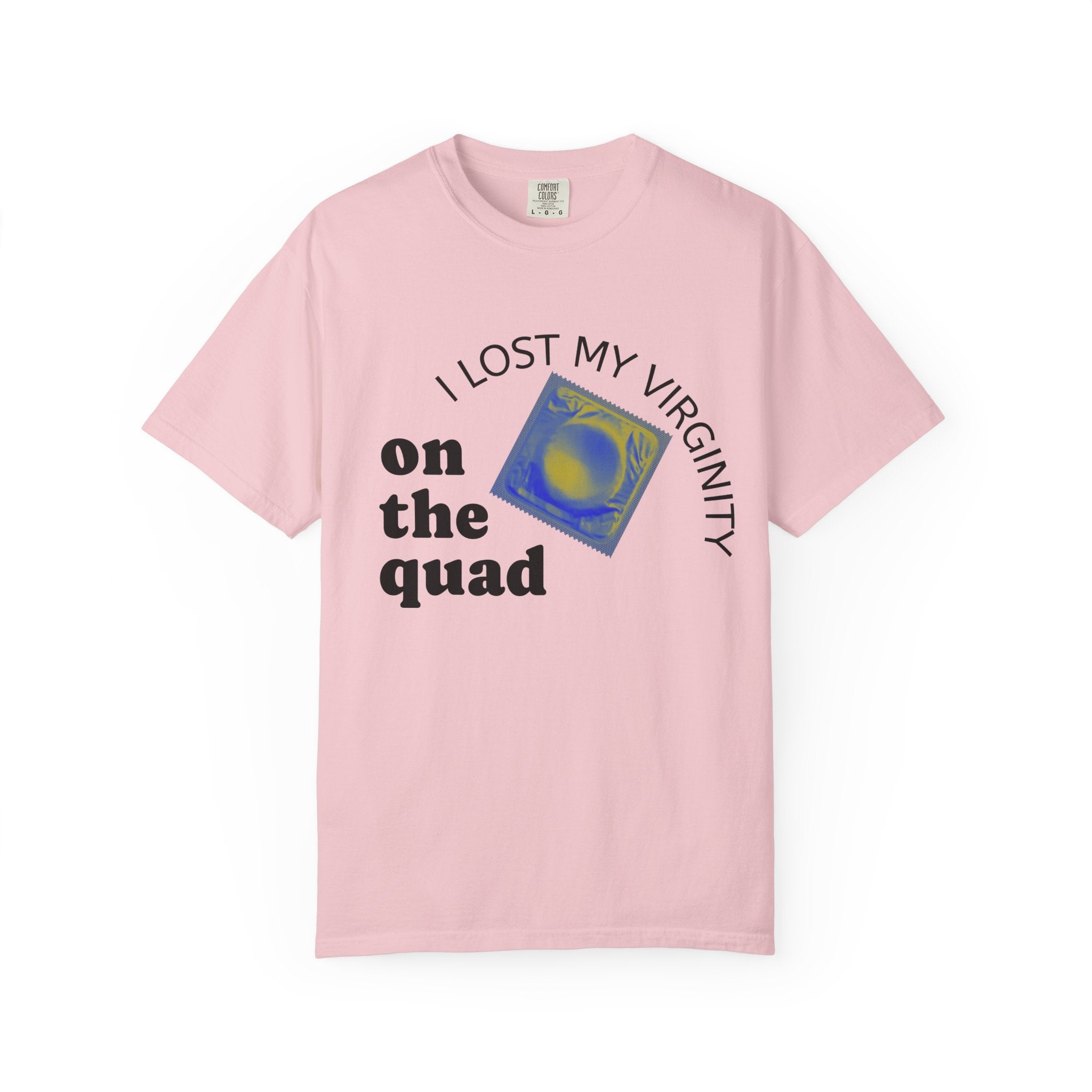 I Lost My Virginity on the Quad T-Shirt — College Campus Graphic Tee