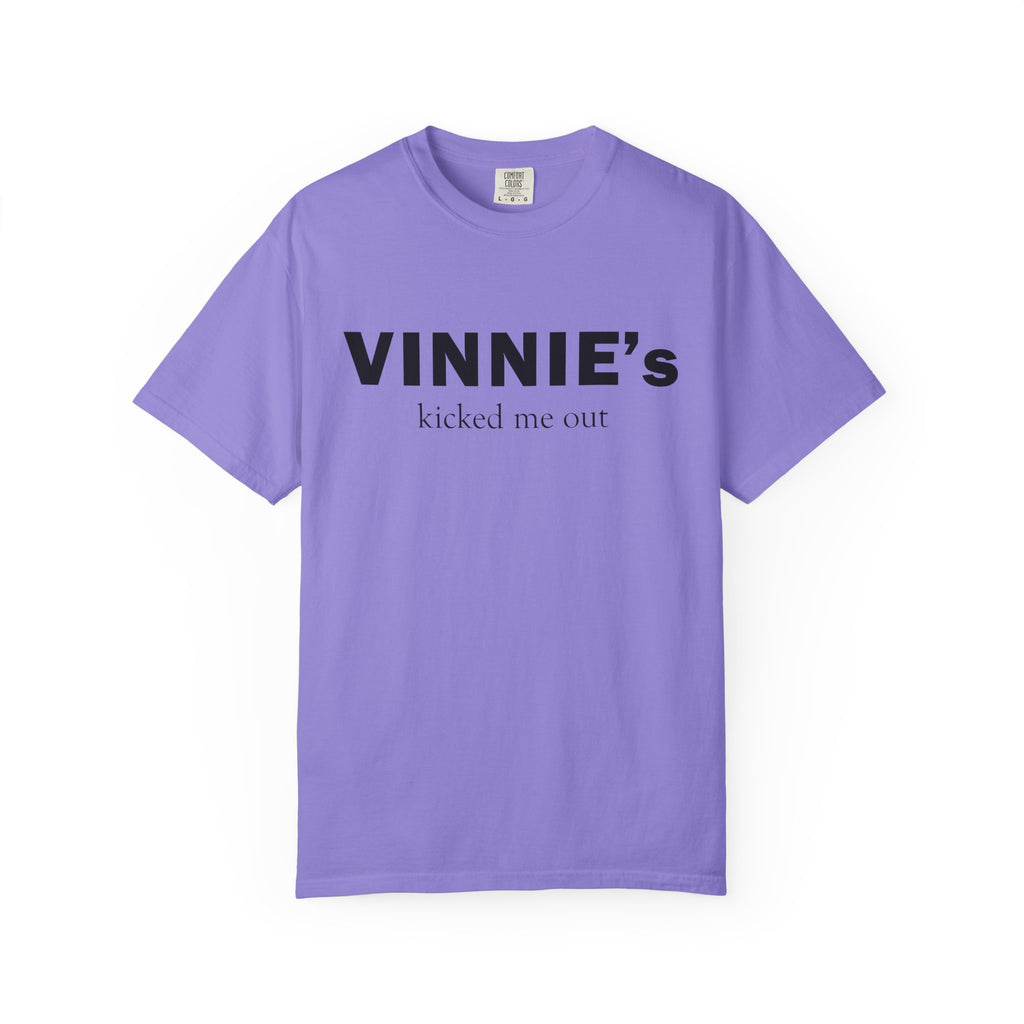 Vinnie’s Kicked Me Out T-Shirt — Retro Diner Photo Graphic Tee