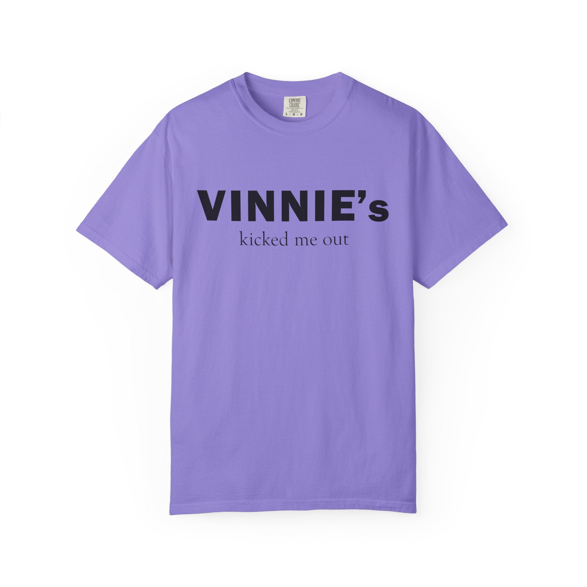 Vinnie’s Kicked Me Out T-Shirt — Retro Diner Photo Graphic Tee