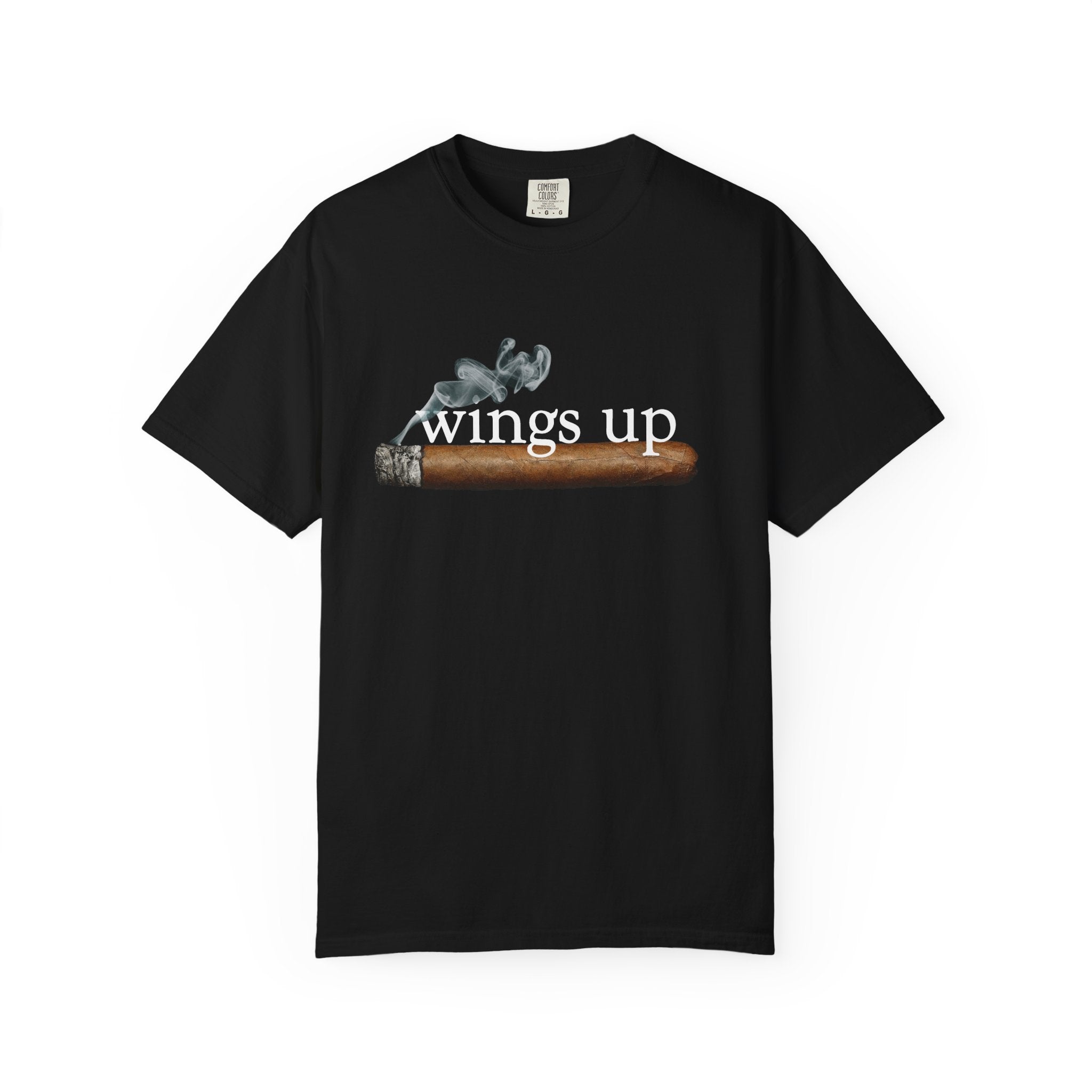 T-Shirt — 'Wings Up' Cigar Graphic Tee