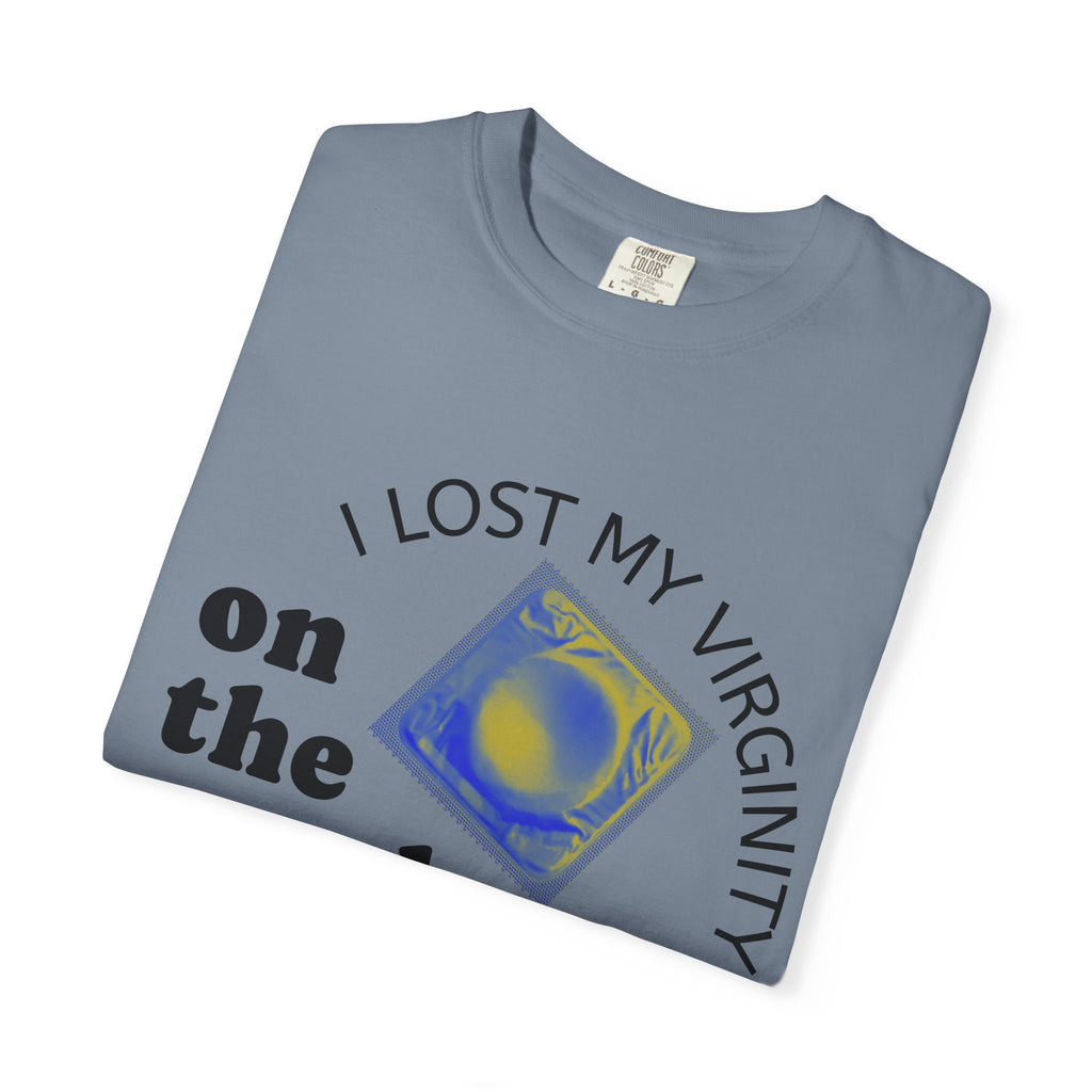 I Lost My Virginity on the Quad T-Shirt — College Campus Graphic Tee