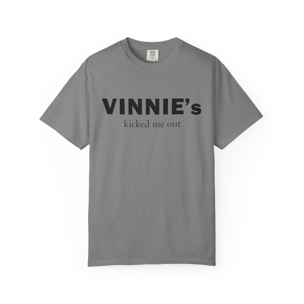 Vinnie’s Kicked Me Out T-Shirt — Retro Diner Photo Graphic Tee