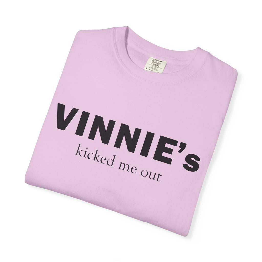 Vinnie’s Kicked Me Out T-Shirt — Retro Diner Photo Graphic Tee