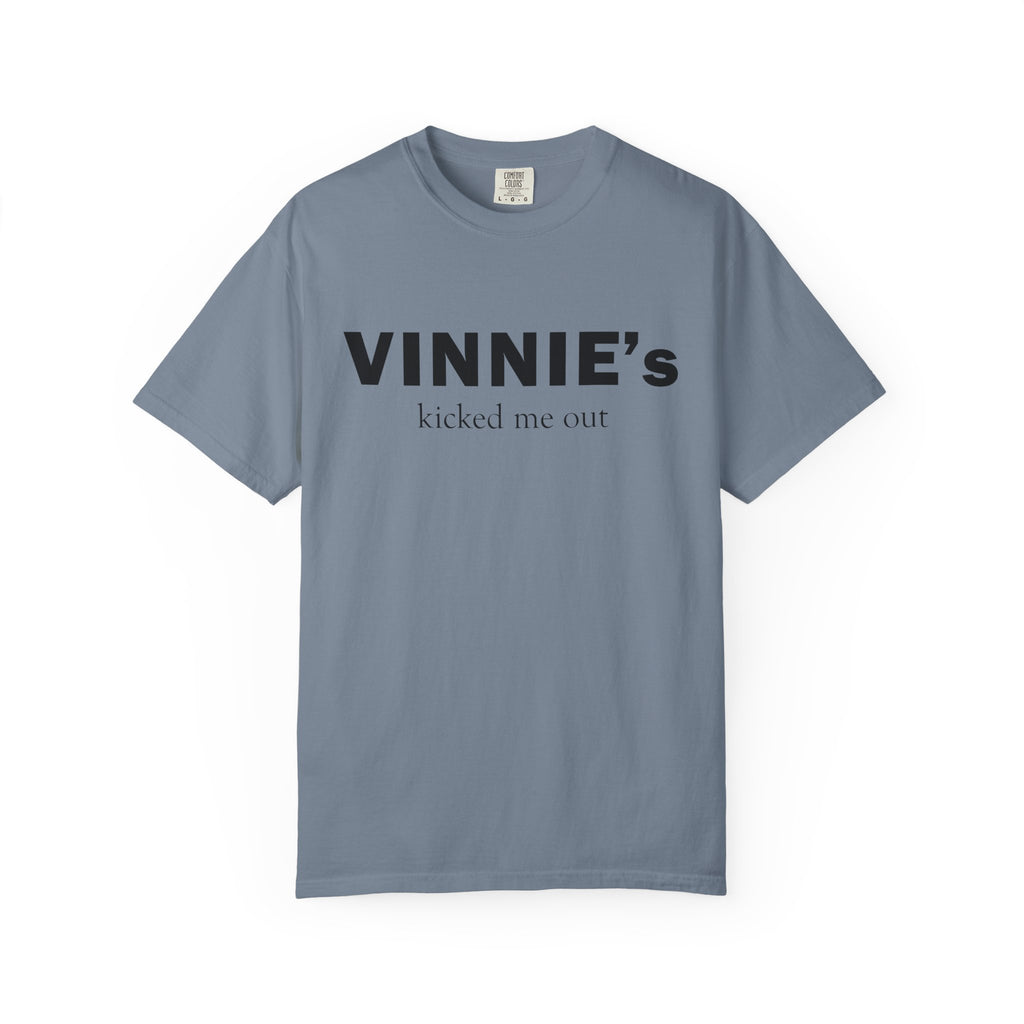 Vinnie’s Kicked Me Out T-Shirt — Retro Diner Photo Graphic Tee
