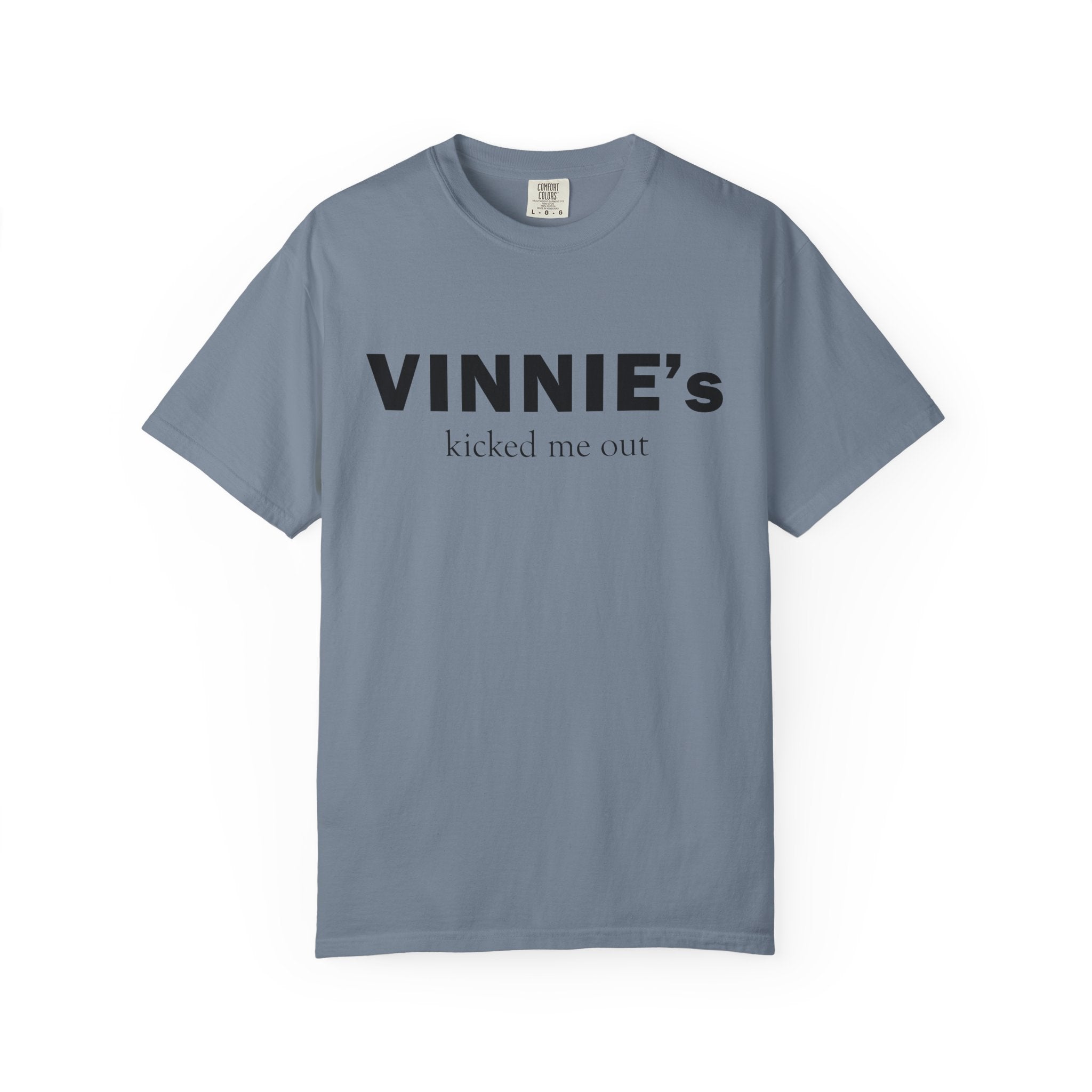 Vinnie’s Kicked Me Out T-Shirt — Retro Diner Photo Graphic Tee