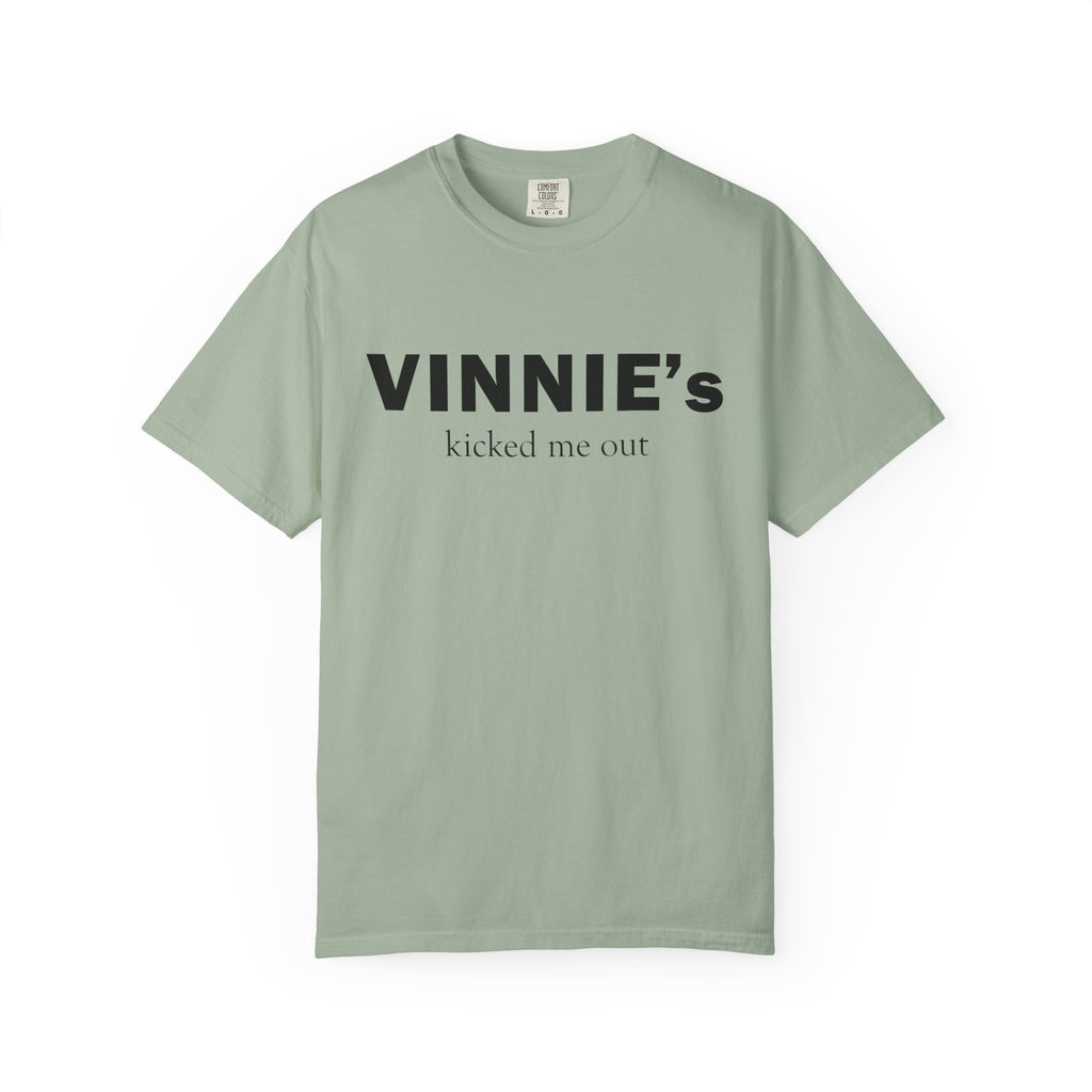 Vinnie’s Kicked Me Out T-Shirt — Retro Diner Photo Graphic Tee