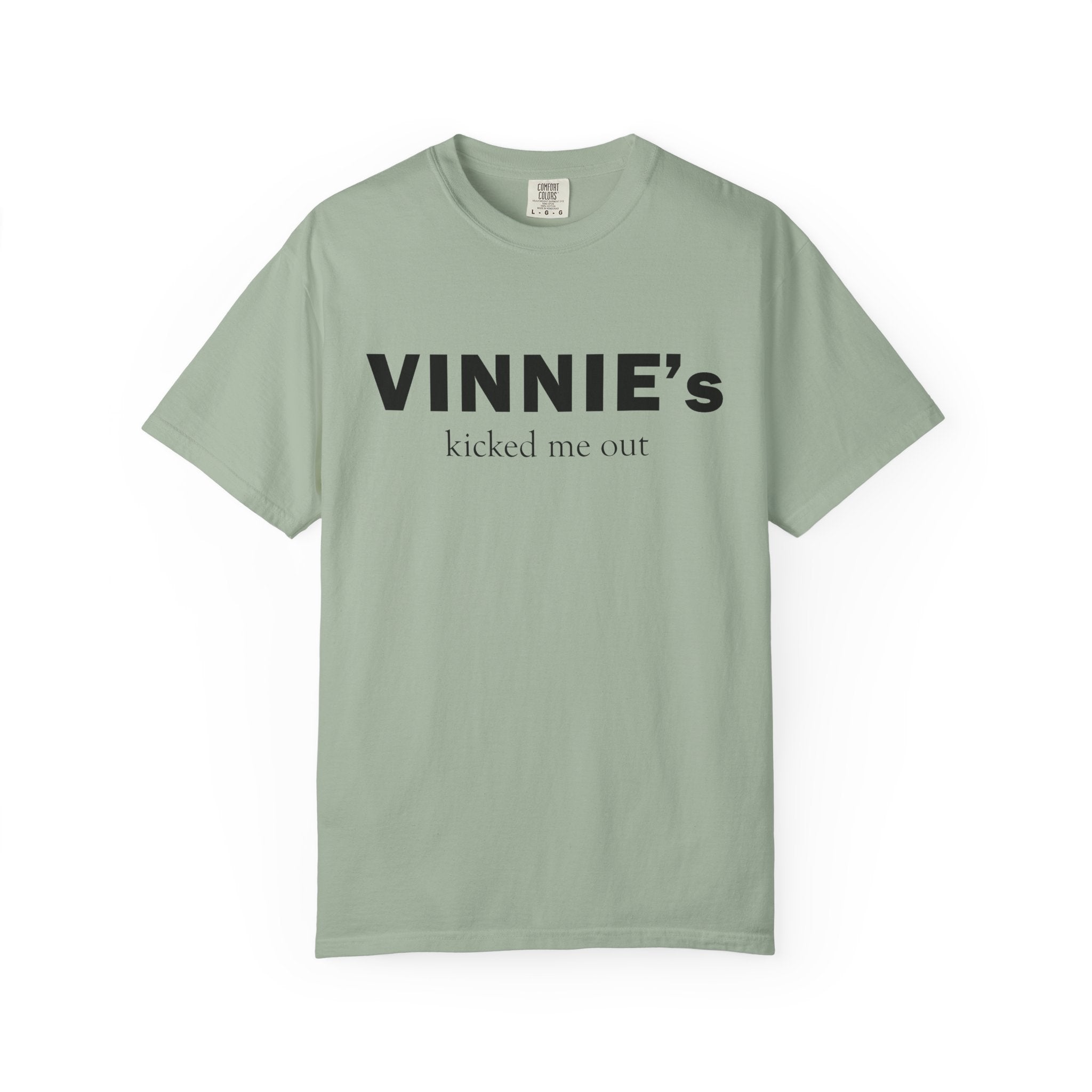 Vinnie’s Kicked Me Out T-Shirt — Retro Diner Photo Graphic Tee