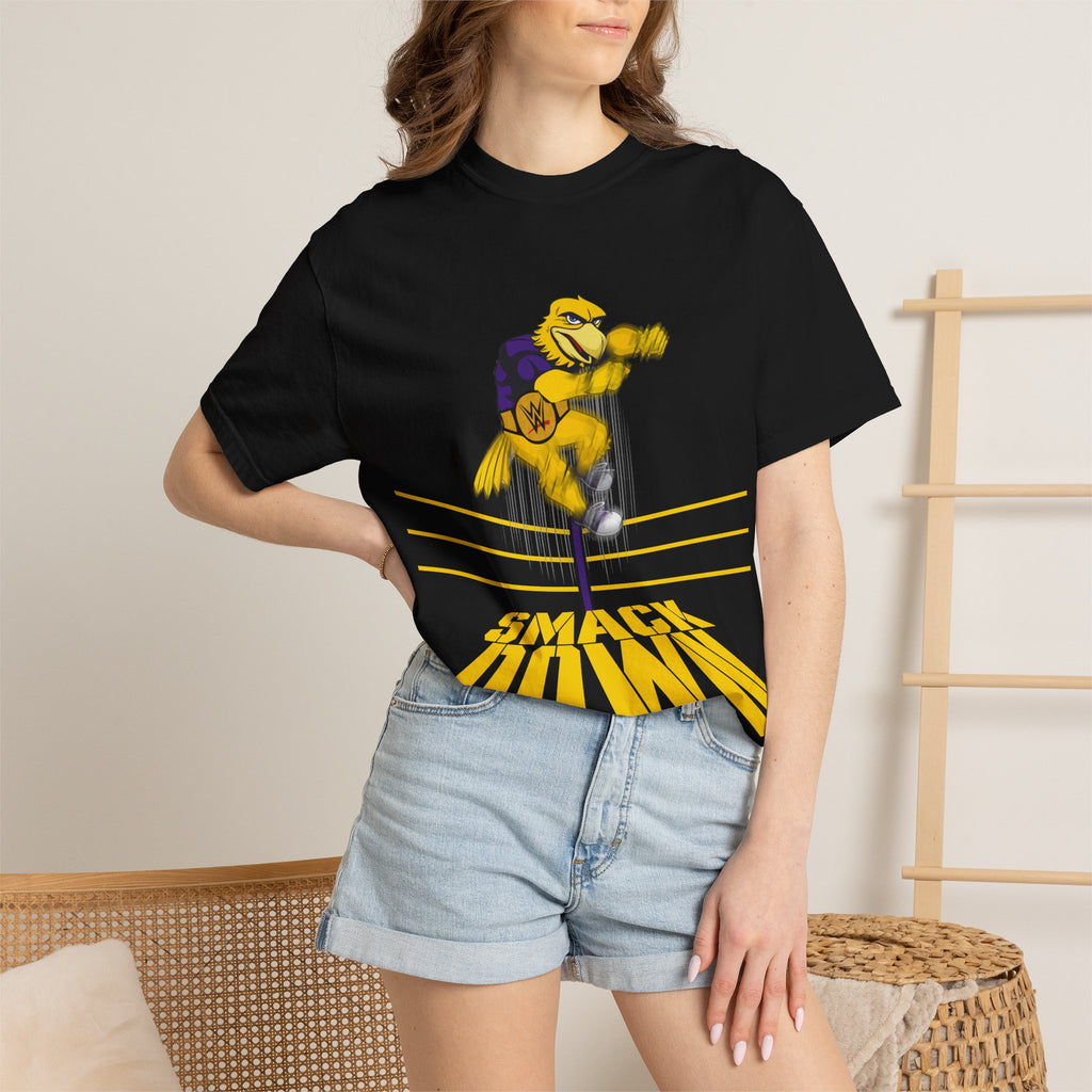 Wrestling Smackdown Logo T-Shirt — Bold Ring Graphic Tee