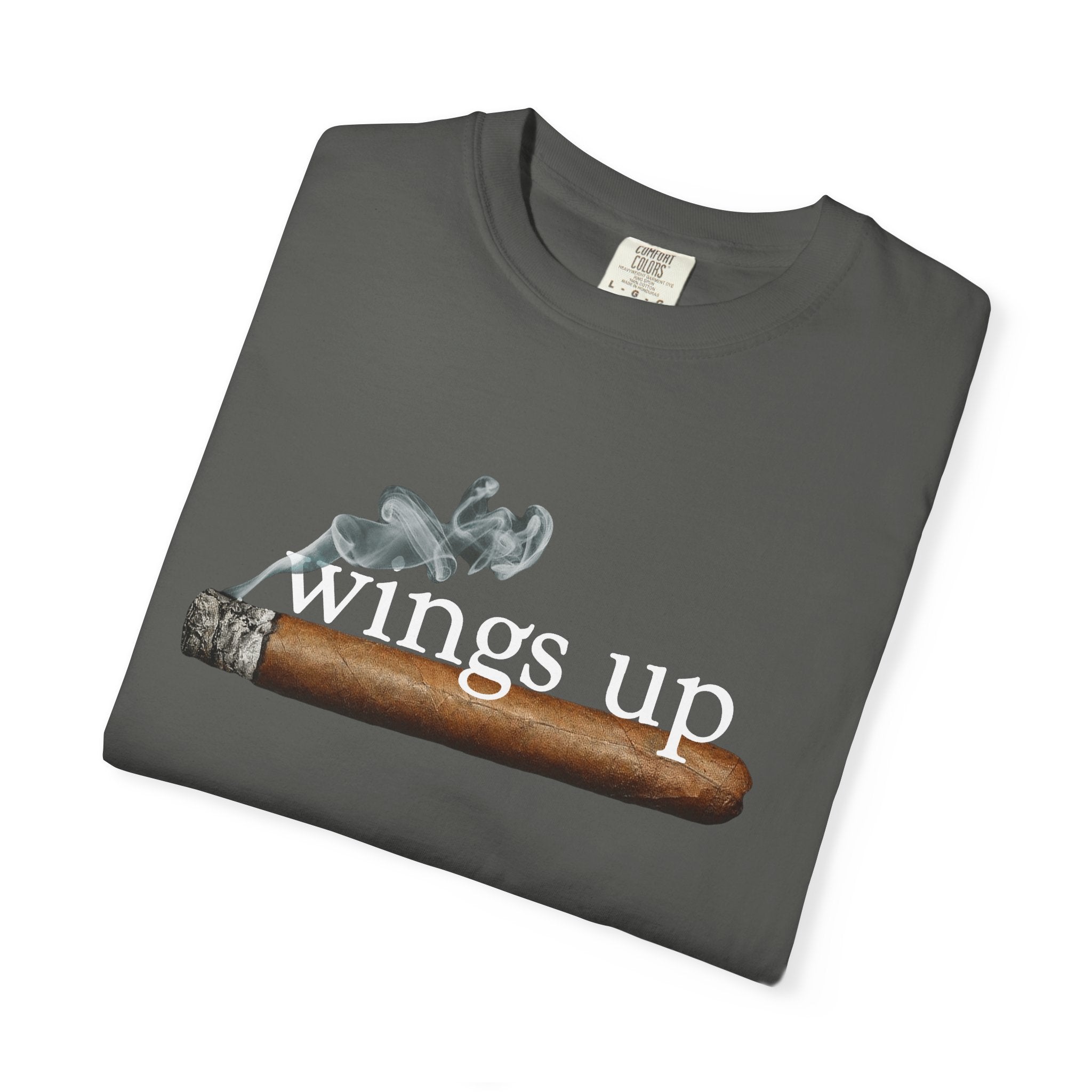 T-Shirt — 'Wings Up' Cigar Graphic Tee