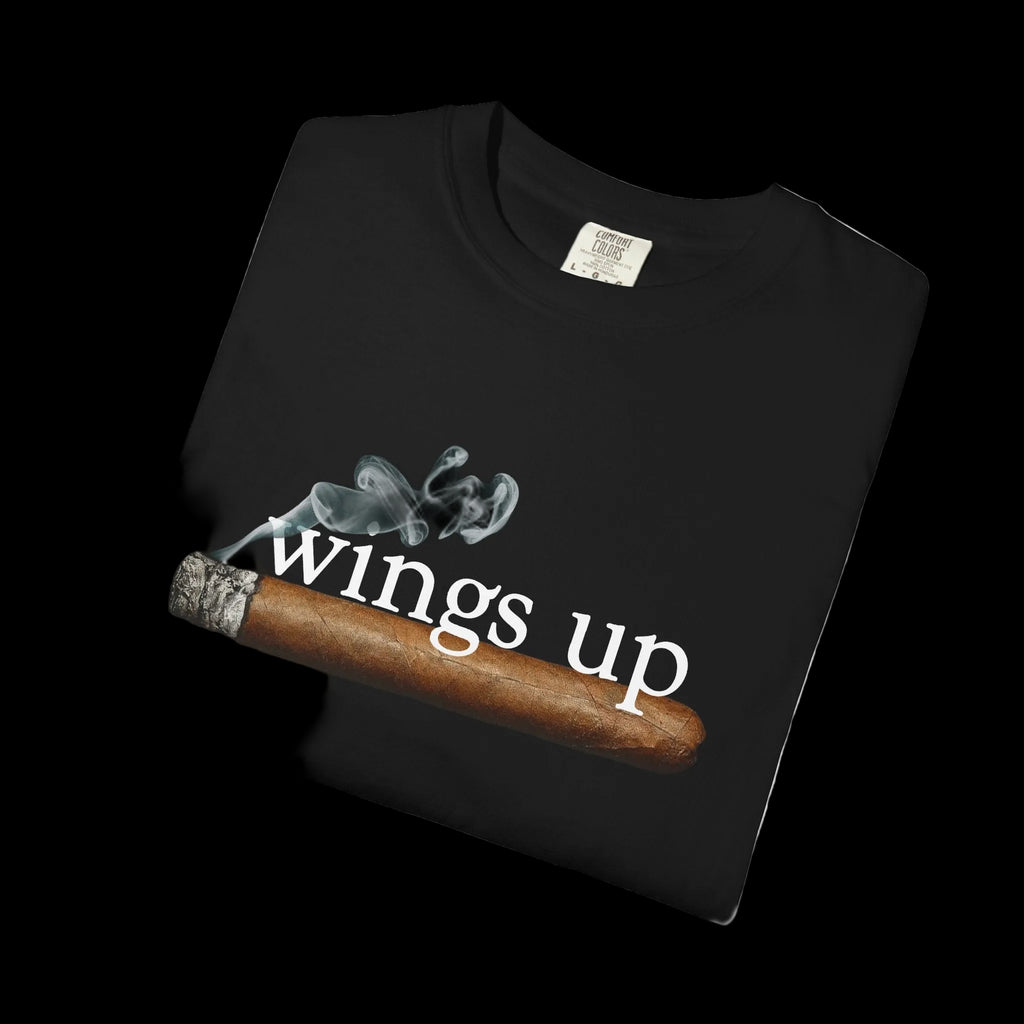 T-Shirt — 'Wings Up' Cigar Graphic Tee