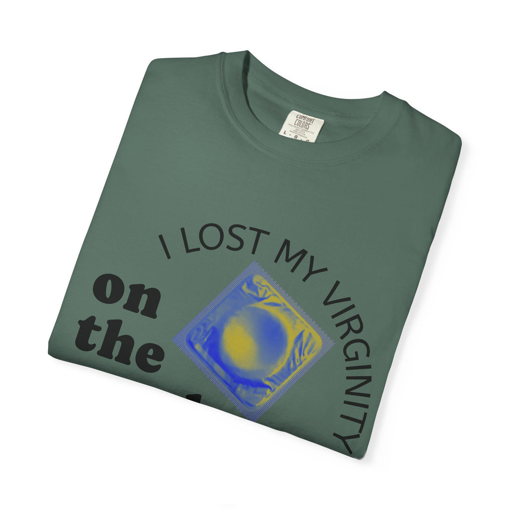 I Lost My Virginity on the Quad T-Shirt — College Campus Graphic Tee