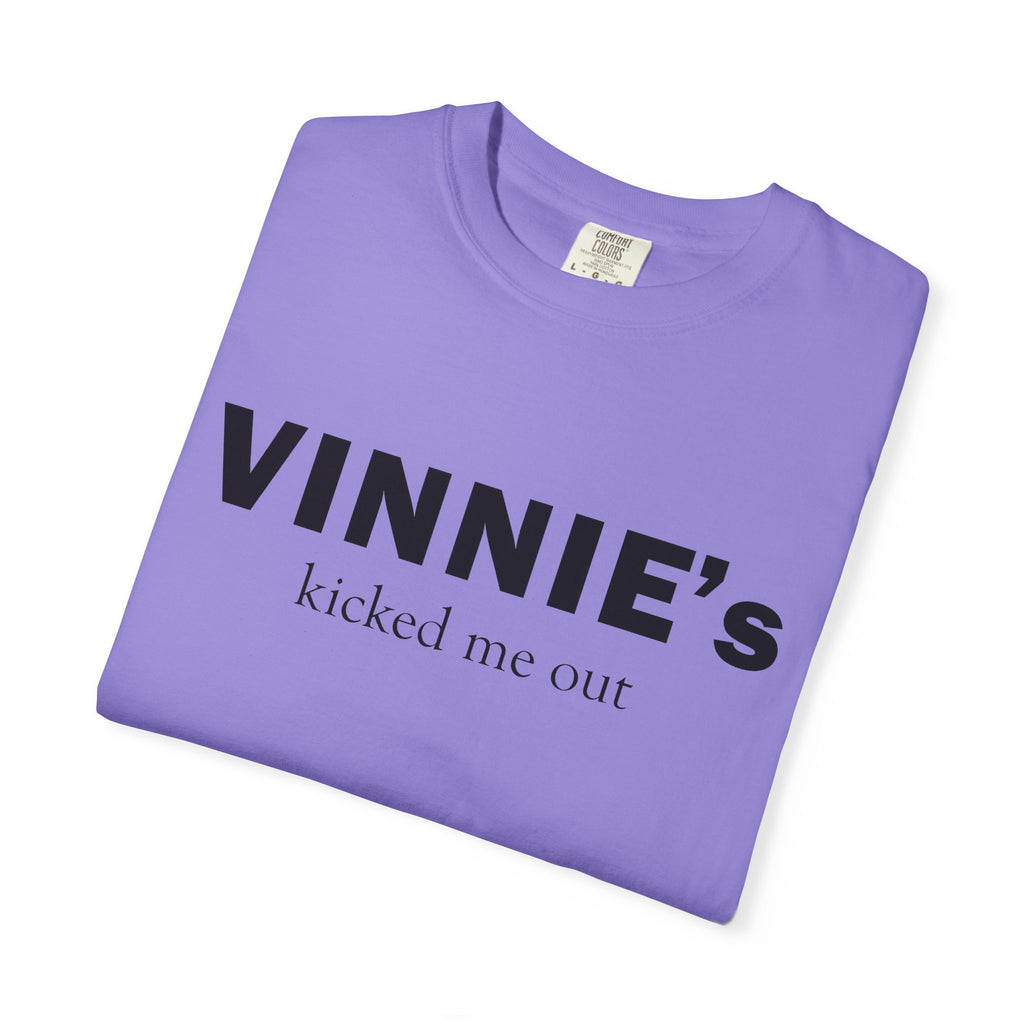 Vinnie’s Kicked Me Out T-Shirt — Retro Diner Photo Graphic Tee